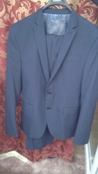 Мужской костюм синего цвета,  46размер, произ-во Россия , новый.